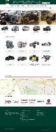 Интернет-магазин автозапчастей для автомобилей УАЗ компании «4х4», главная страница